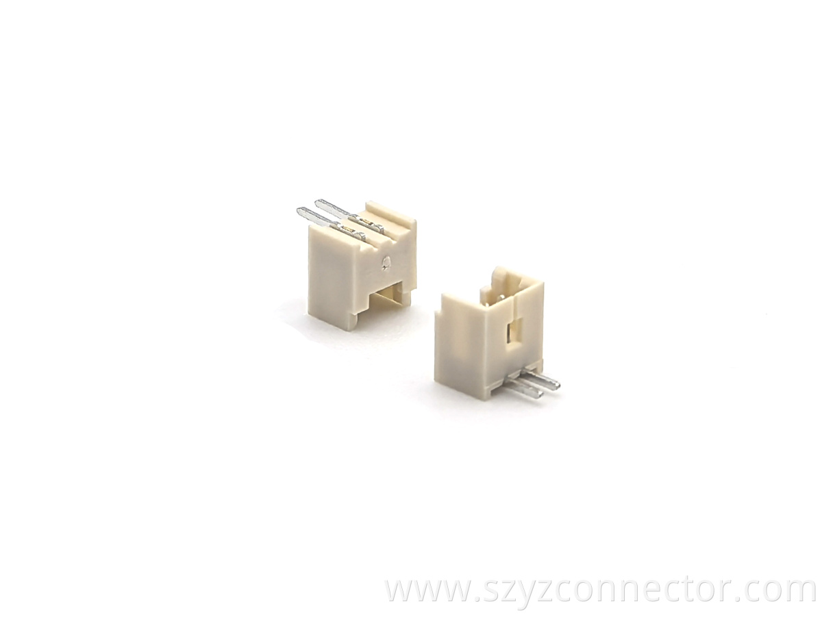 Wafer MLX1.25mm Pin header Connector Right Angle DIP Opening 1*2P Wafer MLX1.25mm Pin header Connector Right Angle DIP Opening 1*2P